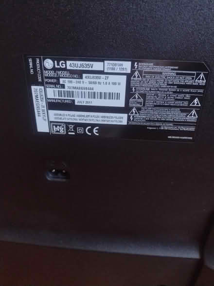 Photo of free 42 inch smart tv spares and repairs (Southfields SW19) #1