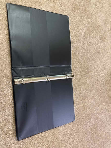 Photo of free Blue binder, 4 pockets on inside (Glen Burnie) #2