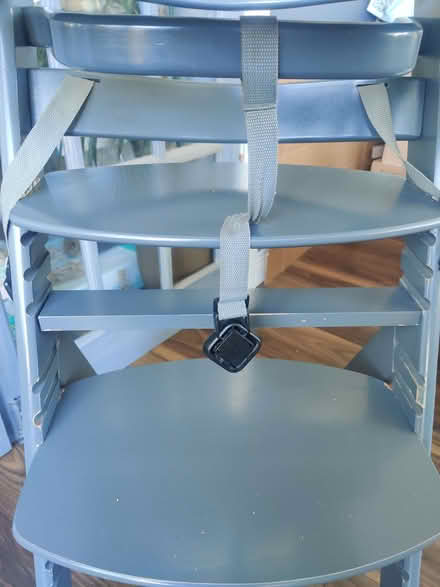 Photo of free Grey Wooden High Chair (Lewsey Farm LU4) #2