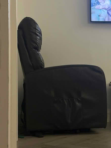 Photo of free Black remote armchair (Plaistow E13) #1