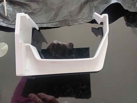 Photo of free white gutter bracket (Northop Hall CH7) #2