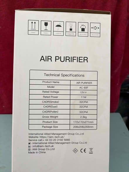 Photo of free Air purifier (Scarborough YO12) #2