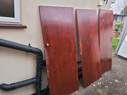 Photo of free Internal doors Three available – for scrap board. SM1 3NH (Benhilton SM1) #2