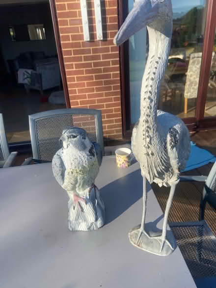 Photo of free Pair of Resin Birds (Bow Brickhill MK17) #1