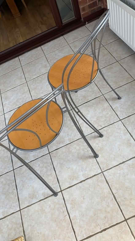 Photo of free Bistro Chairs (Washington, Teal Farm, NE38) #2