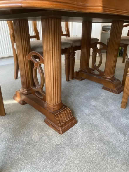 Photo of free Extendable dining table and chairs (Stoke Heath B61) #2