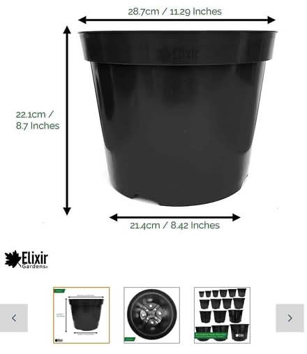 Photo of Plastic plant pots (KT14) #1