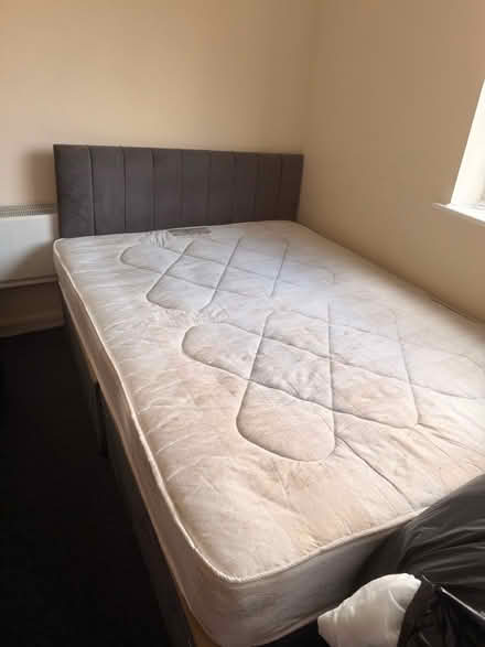 Photo of free Double bed frame with mattress (Hockley B18) #3