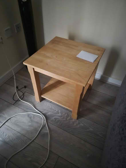 Photo of free Wood stool (Upton, Northampton.) #2