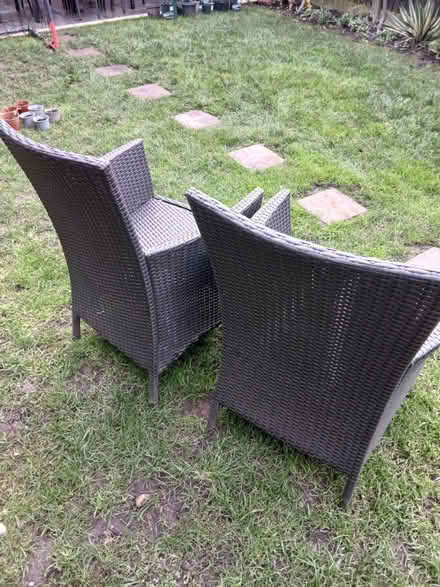 Photo of free Two rattan chairs (Cheadle heath SK3) #4