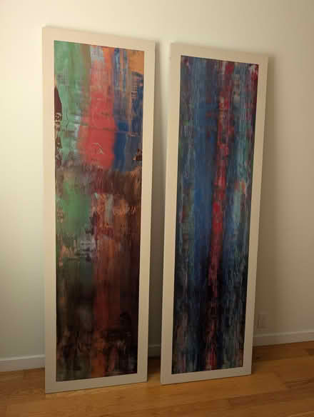 Photo of free Two solid-core Doors with Art (near Palo Alto High School) #1