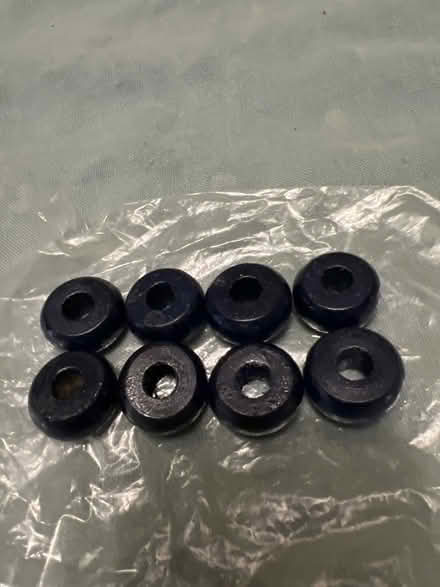 Photo of free 8 Blue wooden beads (S Section) #1