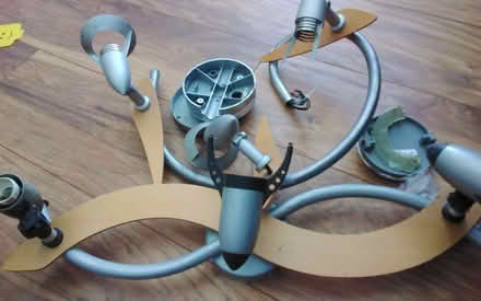 Photo of free Ceiling light fitting, retrofuturistic (Old Walcot SN3) #1