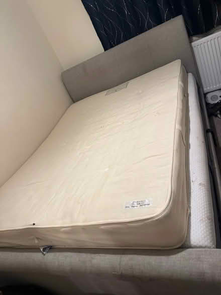 Photo of free Two King size Mattress and a bed frame (Slade Green DA8) #3
