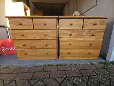 Photo of free 2 pine chests of drawers (PO12 3PU) #1