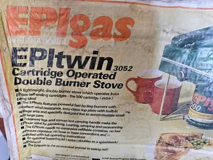 Photo of free Double burner camping stove (Riddlesdown CR8) #2