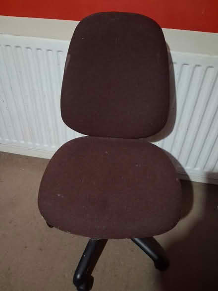 Photo of free Burgundy Office Chair (Upper St John Street WS14) #1