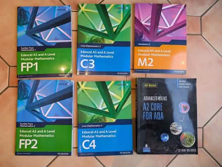 Photo of free A level Maths and Further Maths textbooks (Oxford OX3) #1