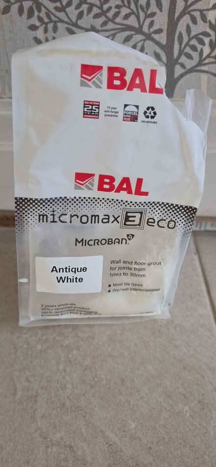 Photo of free Time grout antique white (Stretford M32) #1