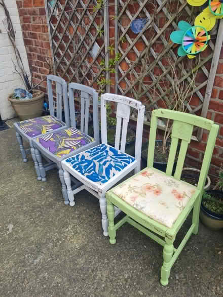 Photo of free 4 chairs (High Spen) #2