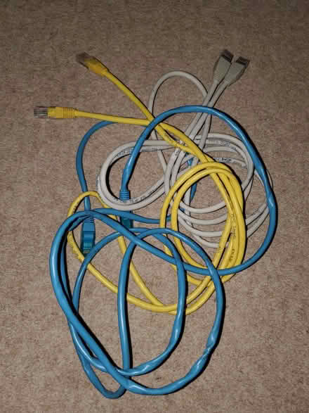 Photo of free Set of 3 x ethernet cables (Moortown LS17) #1