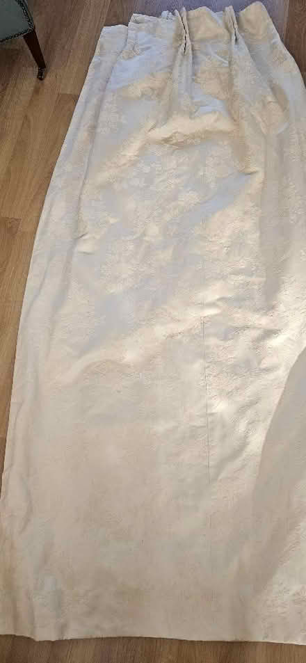 Photo of free Cream Damask Curtains (Highams Park E4) #1