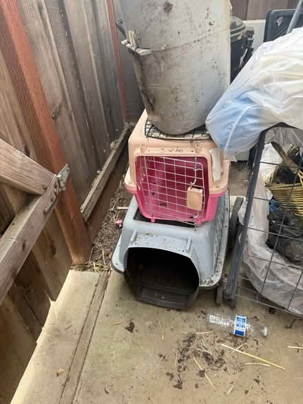 Photo of free Pet items: carriers, pet rails, etc (West San Jose 95128) #1