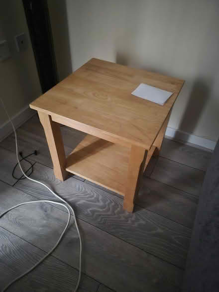Photo of free Wood stool (Upton, Northampton.) #1