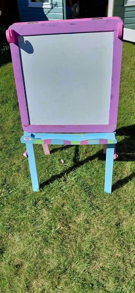 Photo of free Wooden ELC Blackboard/Wipeboard Easel (Lordship Estate SG6) #2