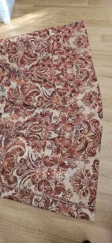 Photo of free Red Silk Vintage Curtains (Highams Park E4) #2