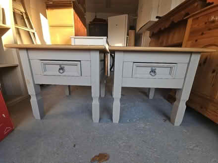 Photo of free 2 wooden bedside tables (PO12 3PU) #1