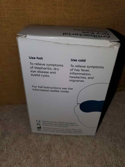 Photo of free Dry eye compress kit (Moortown LS17) #2
