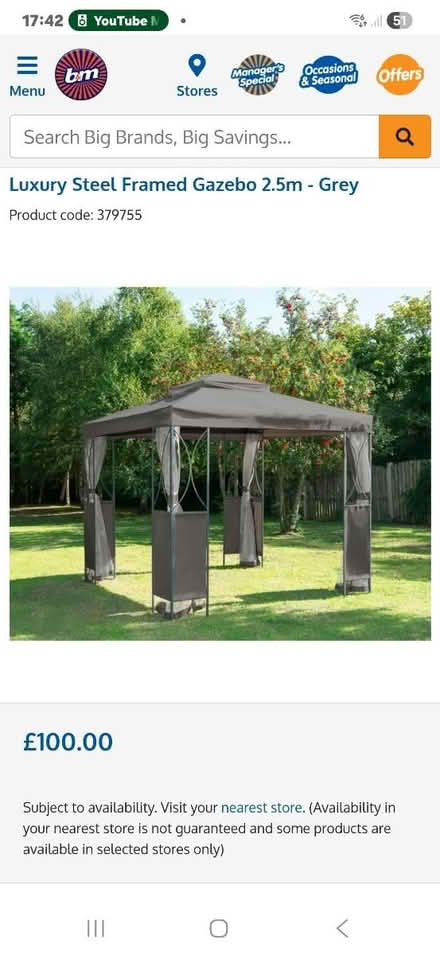 Photo of free Metal Gazebo Frame (Becontree RM8) #3