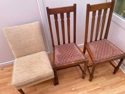 Photo of free 3 chairs (Bognor Regis PO21) #1