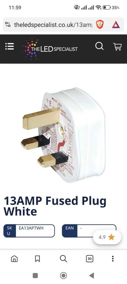 Photo of UK Plug (Ilford IG1) #1