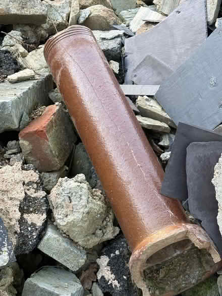 Photo of free Old brown ceramic pipe sections (Hearthstone DE4) #1