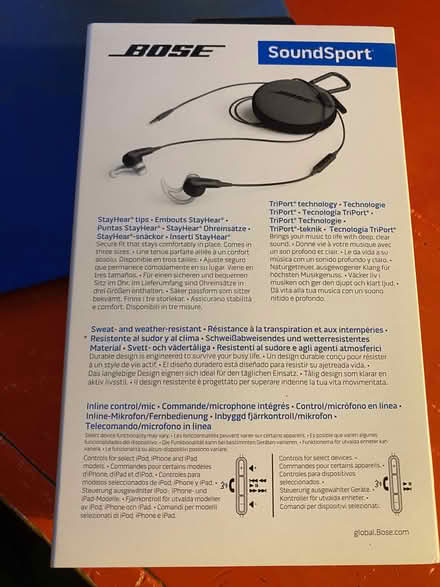 Photo of free Bose SoundSport for iPad or iPhone (San Anselmo, near the "hub") #2