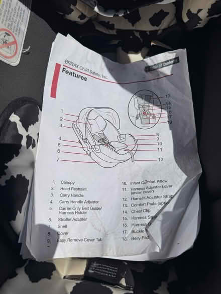 Photo of free Britax Infant Car Seat (San Jose near Union/Curtner) #4
