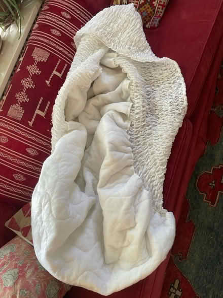 Photo of free Twin bed mattress cover (Upper NW) #1