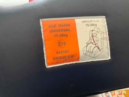 Photo of free Child Car Booster Seat (Halfords) (Frimley Ward GU16) #2