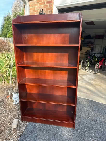 Photo of free Cherry Wood bookcase (Falls Church, Va) #1