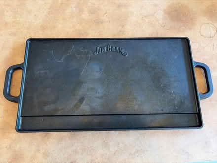 Photo of free Jim Bean cast iron griddle (S. Leesburg near Banshee Reeks) #1