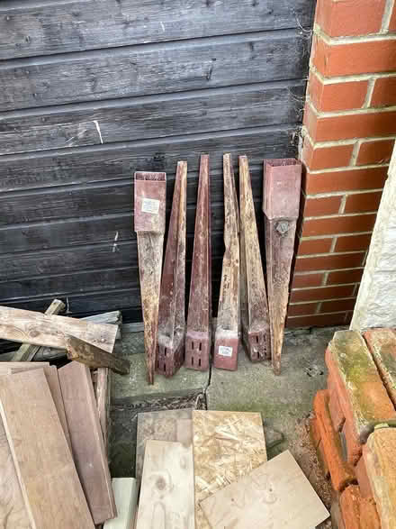 Photo of free Fence post metal supports (Bramley LS13) #1