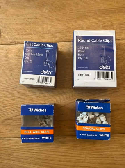 Photo of free Cable clips (Hertford SG13) #1