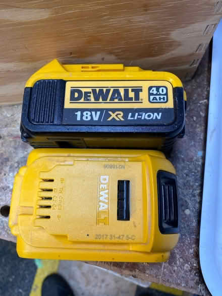 Photo of free De Walt 18v batteries (Corsham) #1