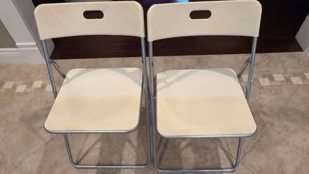 Photo of free Folding chairs x2 (Trafalgar/River Oaks, Oakville) #1