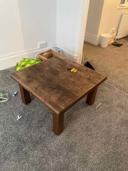 Photo of free Hard wood coffee table (Nw8) #1