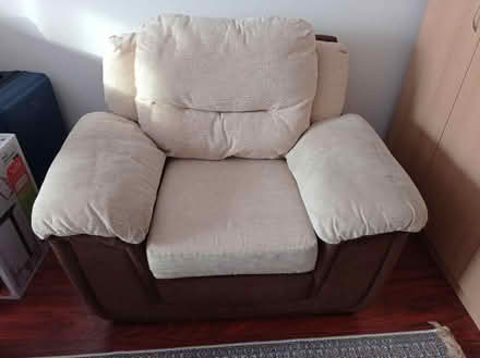 Photo of free Sofabed, armchair and stool (Greenford Broadway, UB6) #1