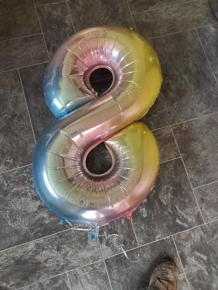 Photo of free Number 1 and 8 balloon (Chineham RG24) #1