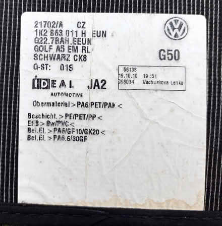 Photo of free VW Golf Carpet Car Mats (CT5) #2